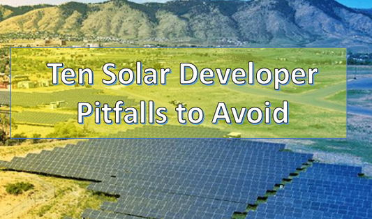 Ten Solar Pitfalls to Avoid